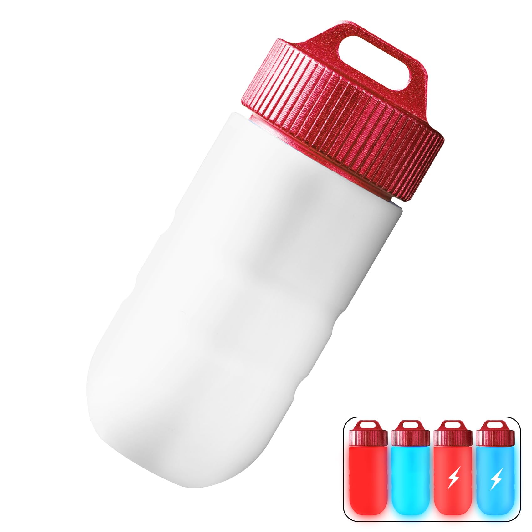 Genwiss Dive Light, Marker Lights for Scuba Diving, Diving Flashlight with Button Batteries, Mini Scuba Tank Waterproof Flashlight for 100M, Portable for Scuba Diving, Snorkeling and Water Sports