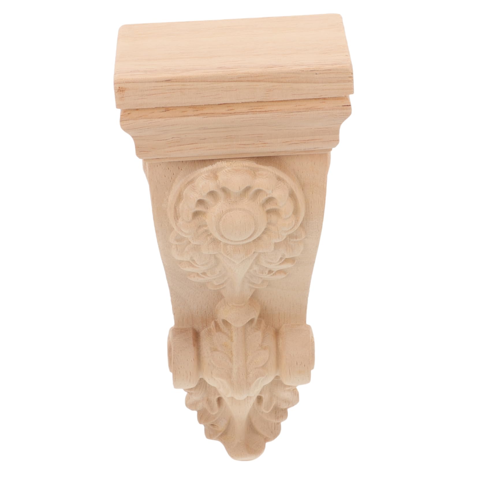 jojofuny 3stücke Holzverzierte Ecke Applikation Aus Massivholz Dekorative Römische Säule Für Wandgestaltung Für Möbel Und Innendekoration Kunstvolle Schnitzerei Für Eleganten