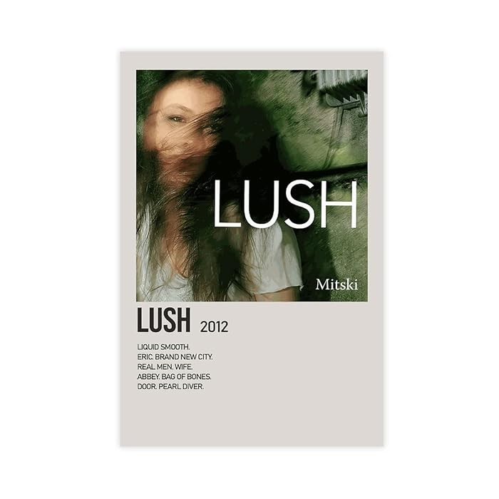 Buy Classic Music Poster Lush By Mitski Canvas Music Album Cover Poster