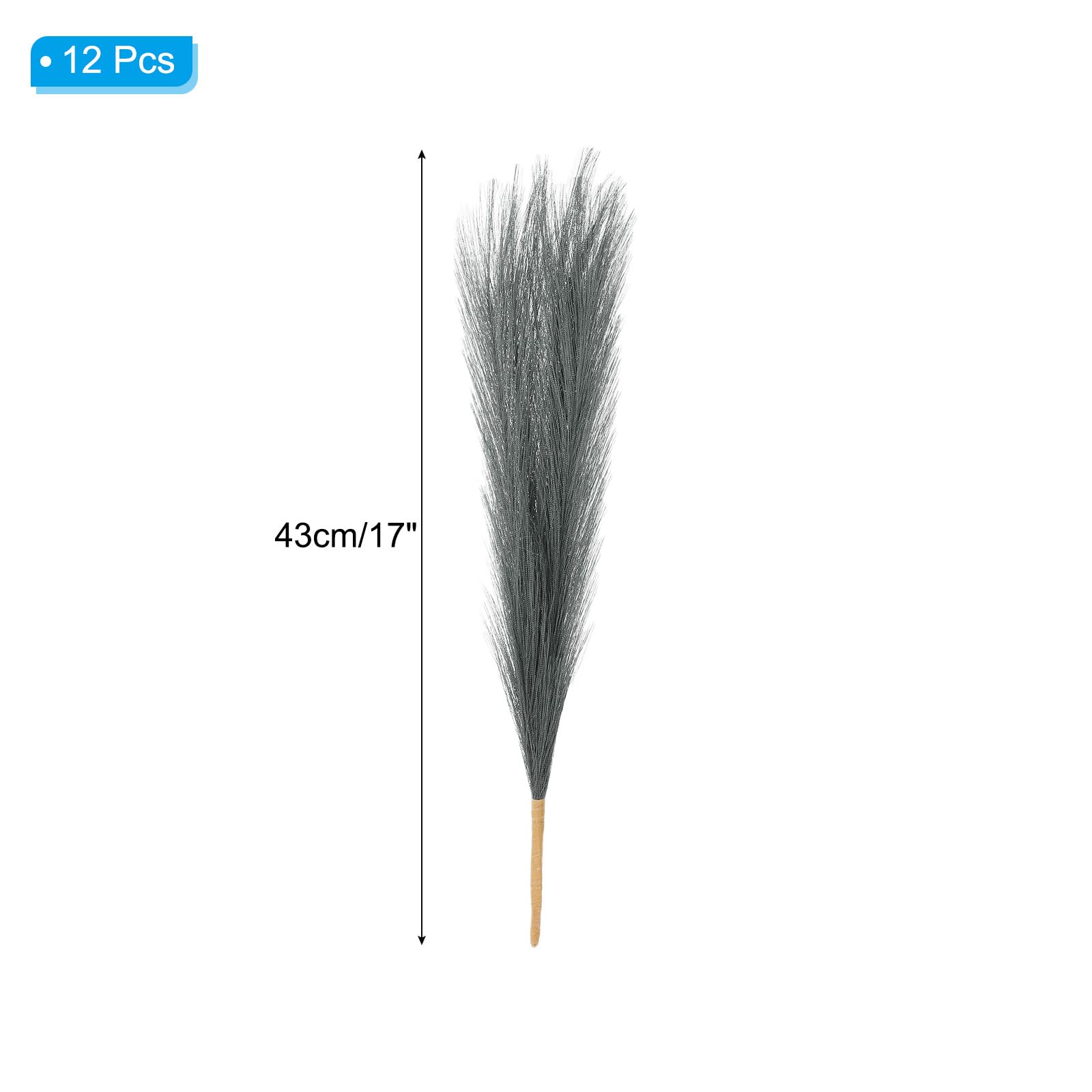 PATIKIL 17 Inch Faux Pampas Grass - Image 2