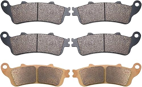 Miniatura 2 de AHL Juego de pastillas de freno delanteras y traseras para Honda GL1800 Goldwing (todos los modelos) 2001-2013