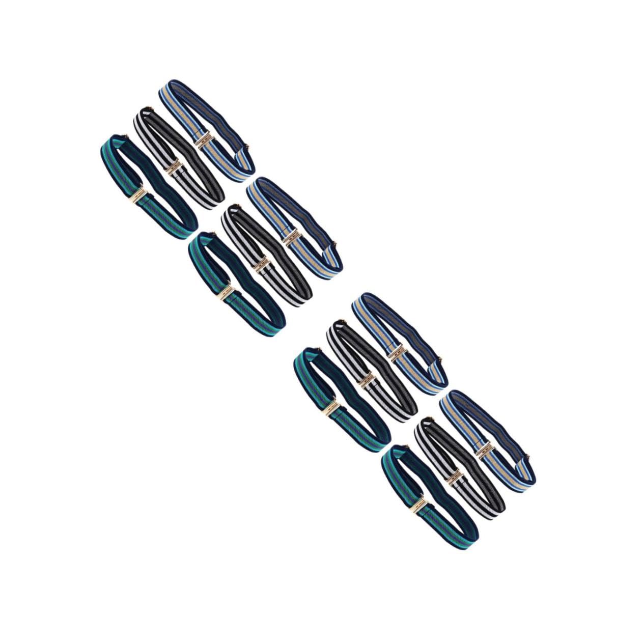 VANZACK 2 Sets 3 Pcs Comfortable Stretch Belts Elastic Children Waistbelt Boys and Girls Boys Girls Adjustable Belt Woven Fabric Material for Use