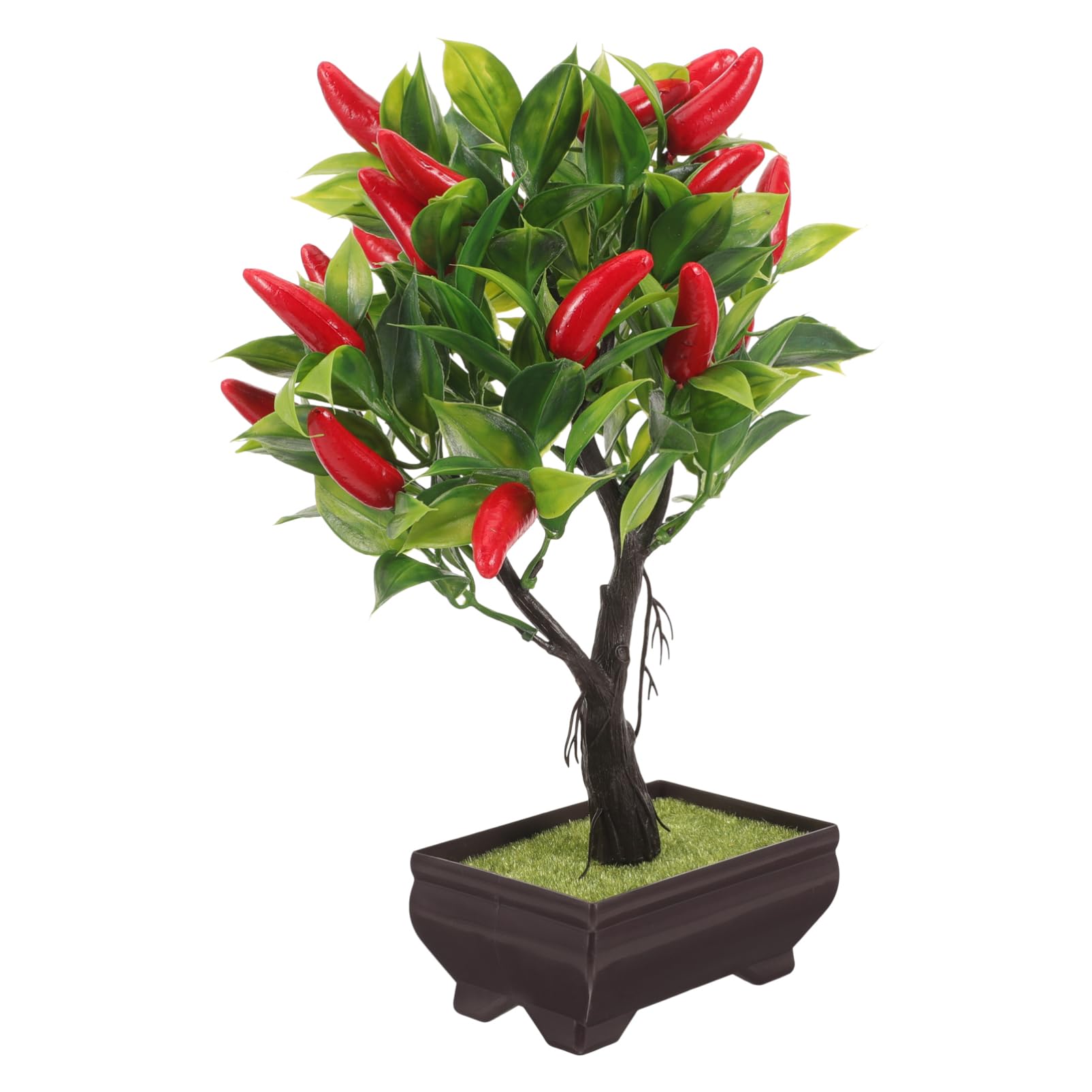 Gatuida 5 Pezzi Di Frutta Simulata Bonsai Decorazione Del Soggiorno Pianta Verde Da Tavolo Fiore Artificiale Piccoli Ornamenti Piccola Pianta Artificiale Palma Decorazione Frutta