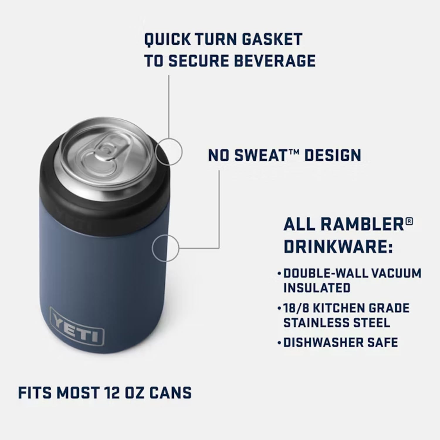 Amazon.com: YETI Rambler 12 oz. Colster Can Insulator for