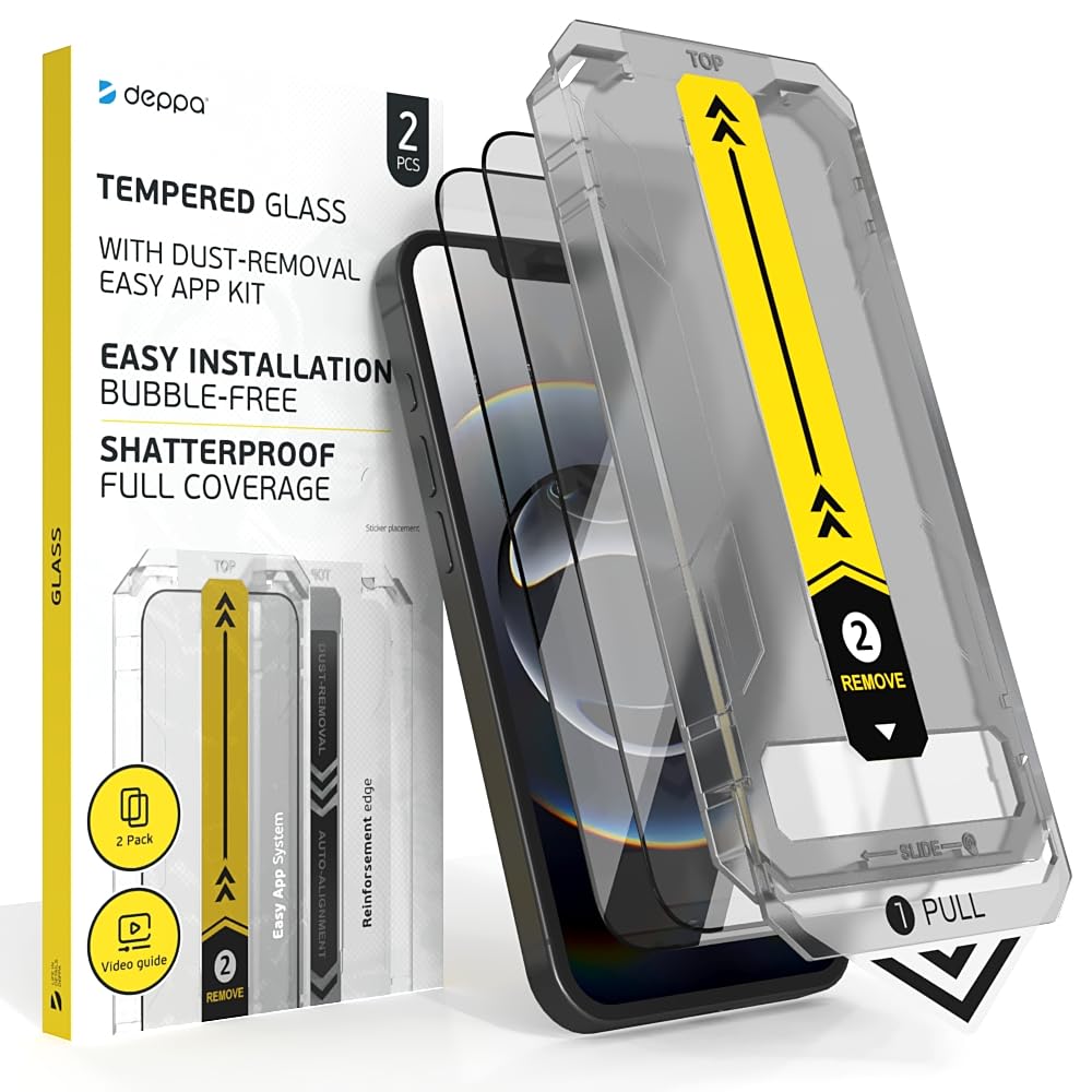 Deppa | 2 Stück | Schutzfolie für iPhone 17e/16e/iPhone 14/1