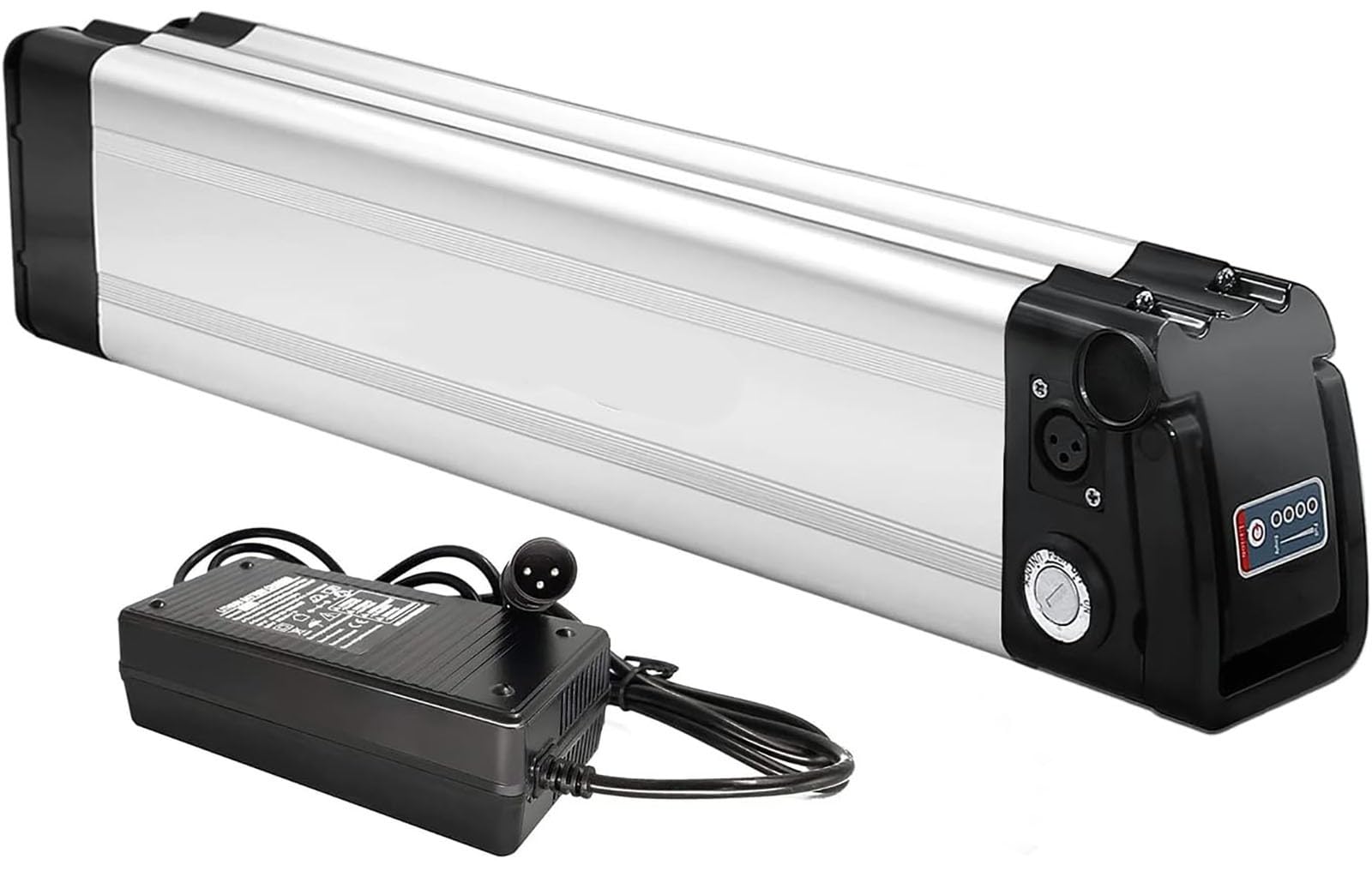 Elektrofahrrad-Akku 36V 48V 10AH 12AH 15AH,Ebike Akku 36V Fahrrad-Batterien 48V Eingebautes BMS wasserdichter PVC-Akku für 250W 350W 500W 800W Motor mit Ladegerät