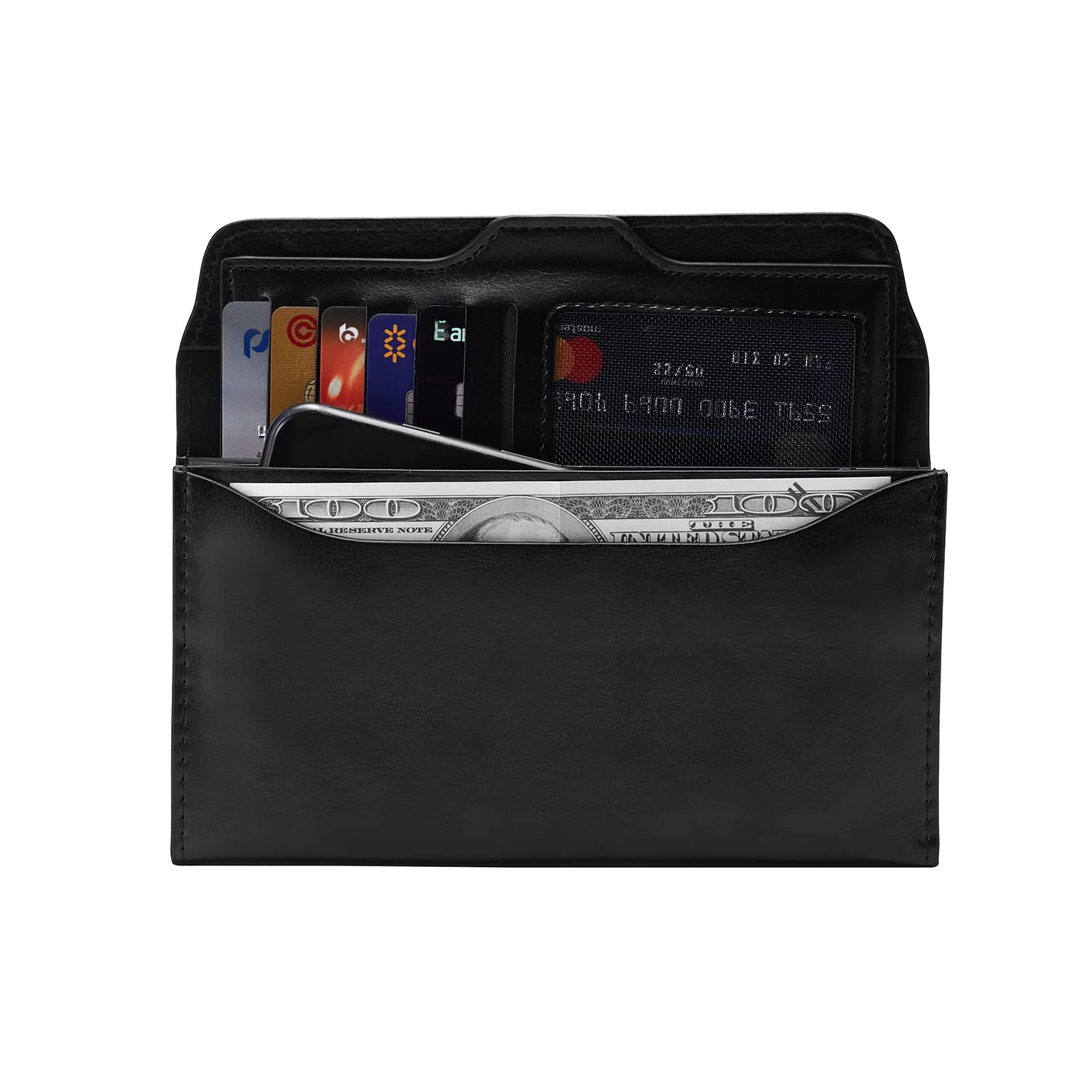 Custodia A Portafoglio In Similpelle Per Gigaset GS4 – Cover Con Tasche E Protezione Totale, Nero Elegante - 2