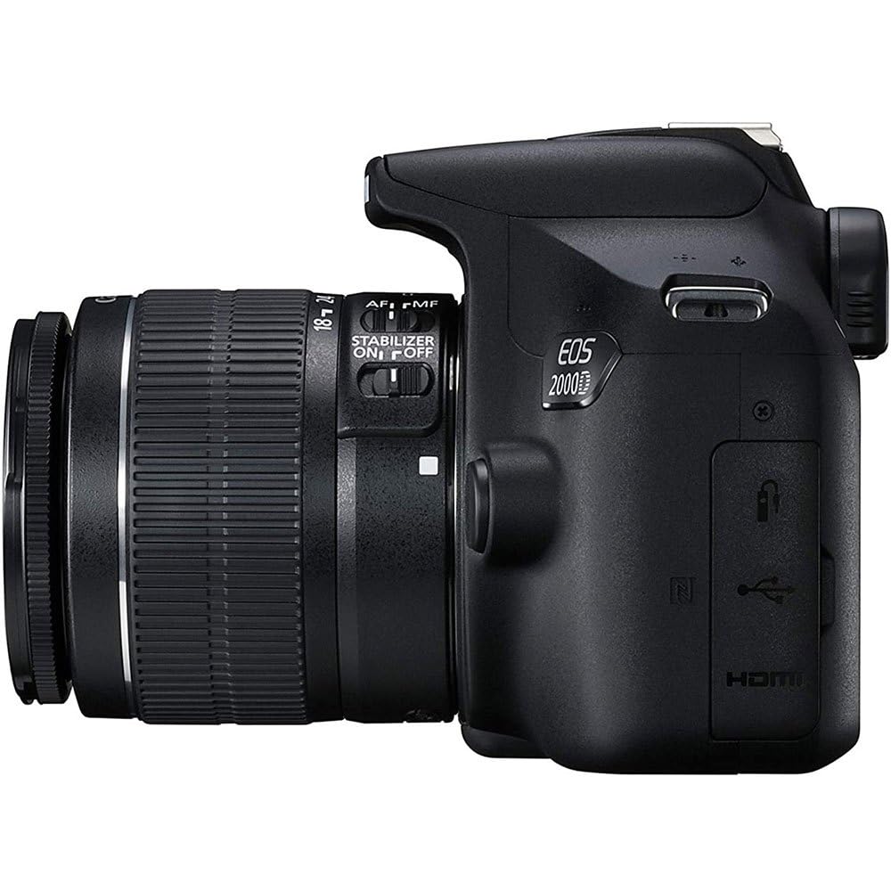 Canon EOS 2000D BK 18-55mm + SB130 + 16GB EU26 SLR-Kamera-Set, 24,1 MP, CMOS, Schwarz