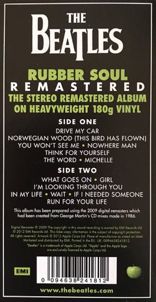 RUBBER SOUL: THE BEATLES: Amazon.in: Music}