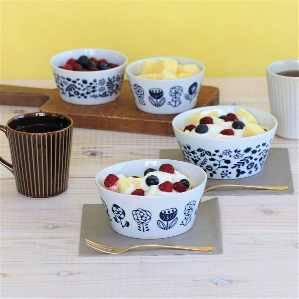 Minorutouki Small Bowl, Plantery, Flower Ring, Kuresu, 16.1 fl oz (470 ml), Lightweight Cutting Pot, Pack of 2