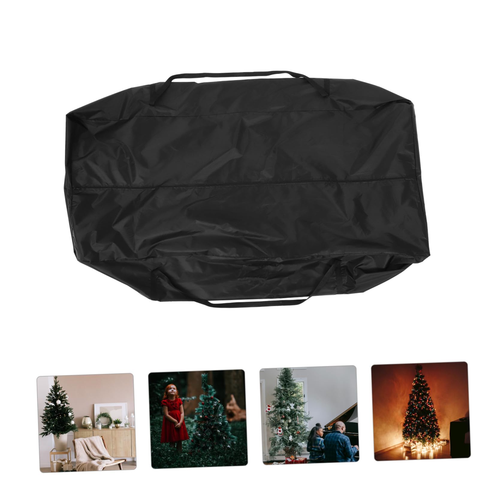 Bolsa De Almacenamiento Decorativa Para Árbol De Navidad Impermeable De Tela Resistente Reutilizable Resistente Para Árbol De Navidad Para Almacenamiento De Árboles