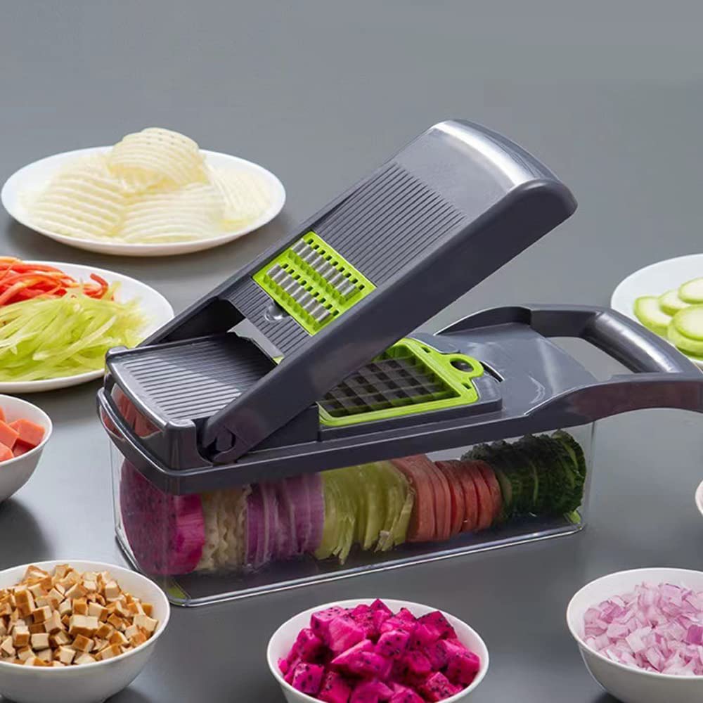 Picadora de cebollas 25 en 1 Multifuncional Artilugio de Cocina
