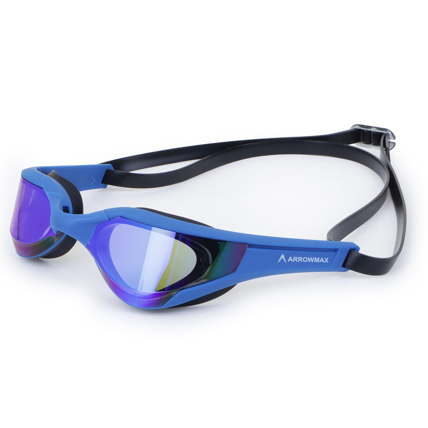 ArrowMax Swimming Goggles for Men & Women | Anti Fog UV Protection Leakproof Swim Goggles | Adjustable Strap No Slip Fit | Clear Wide Vision Pool Goggles for Adults & Kids (BLUE-2)-picture-15
