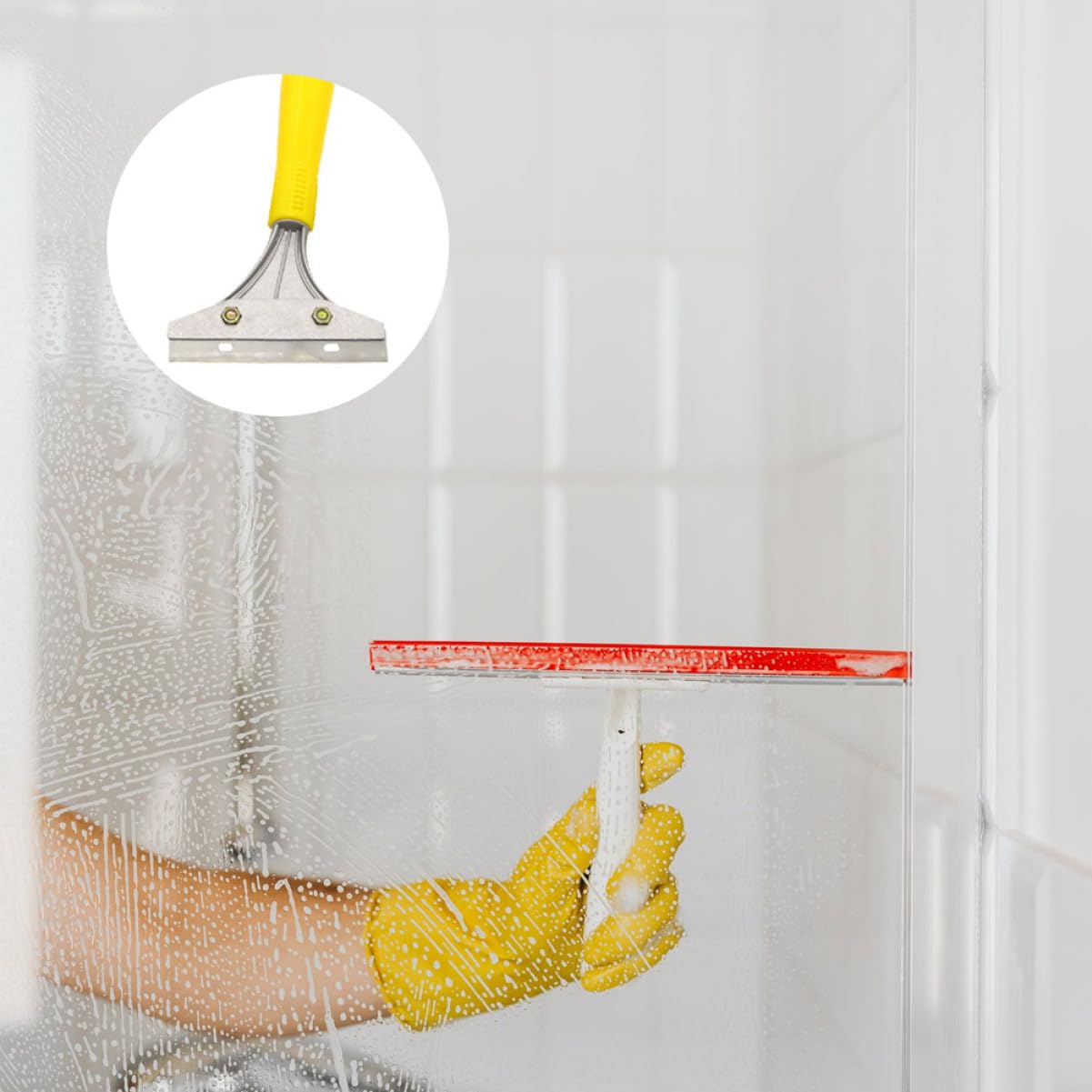Didiseaon 4 Piezas Raspadores Multiusos para Limpieza de y Azulejos Resistentes y Compactos para Eliminar Adhesivos y el Hogar