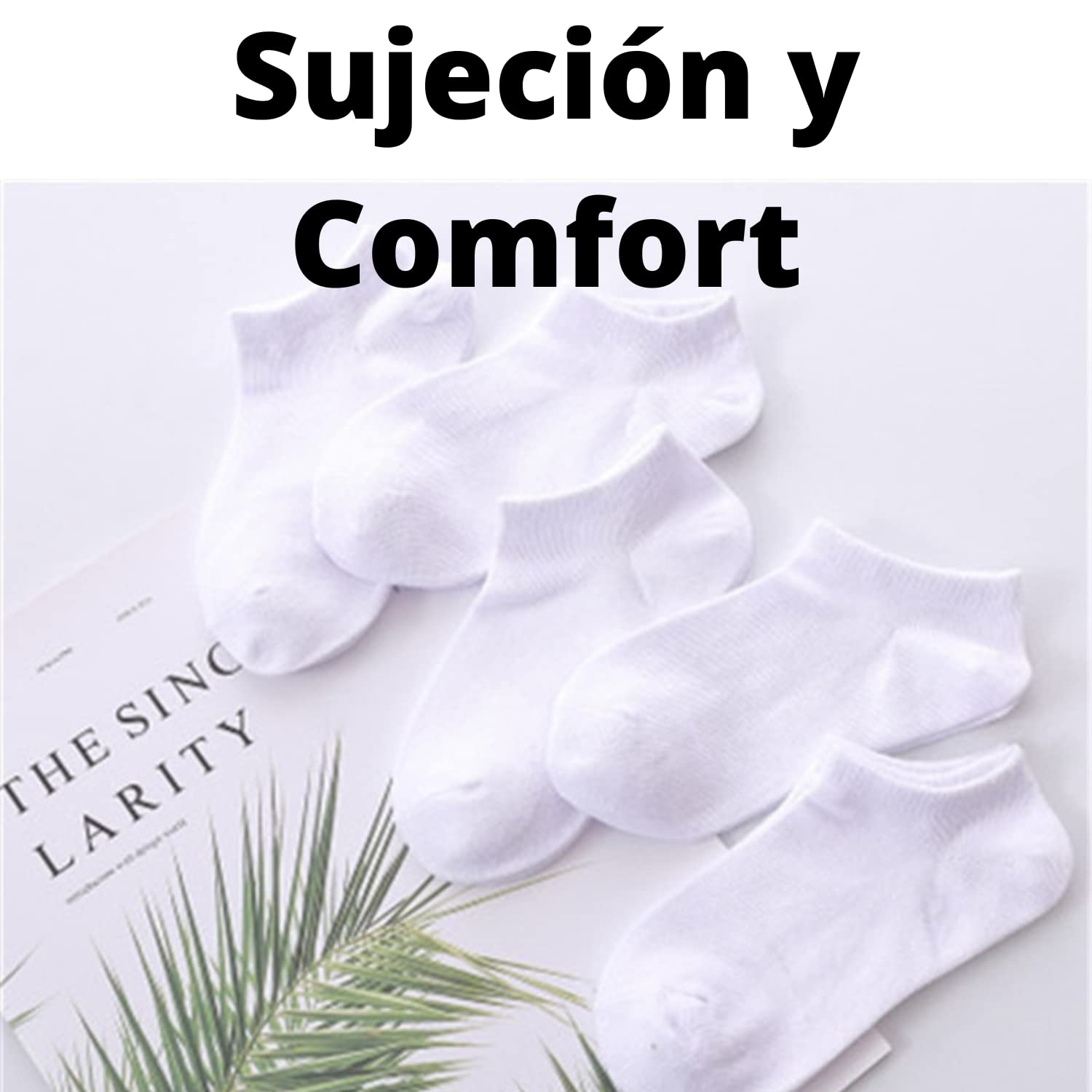 12 Pares - Calcetines tobilleros niña - Calcetines tobillero niño - Blancos