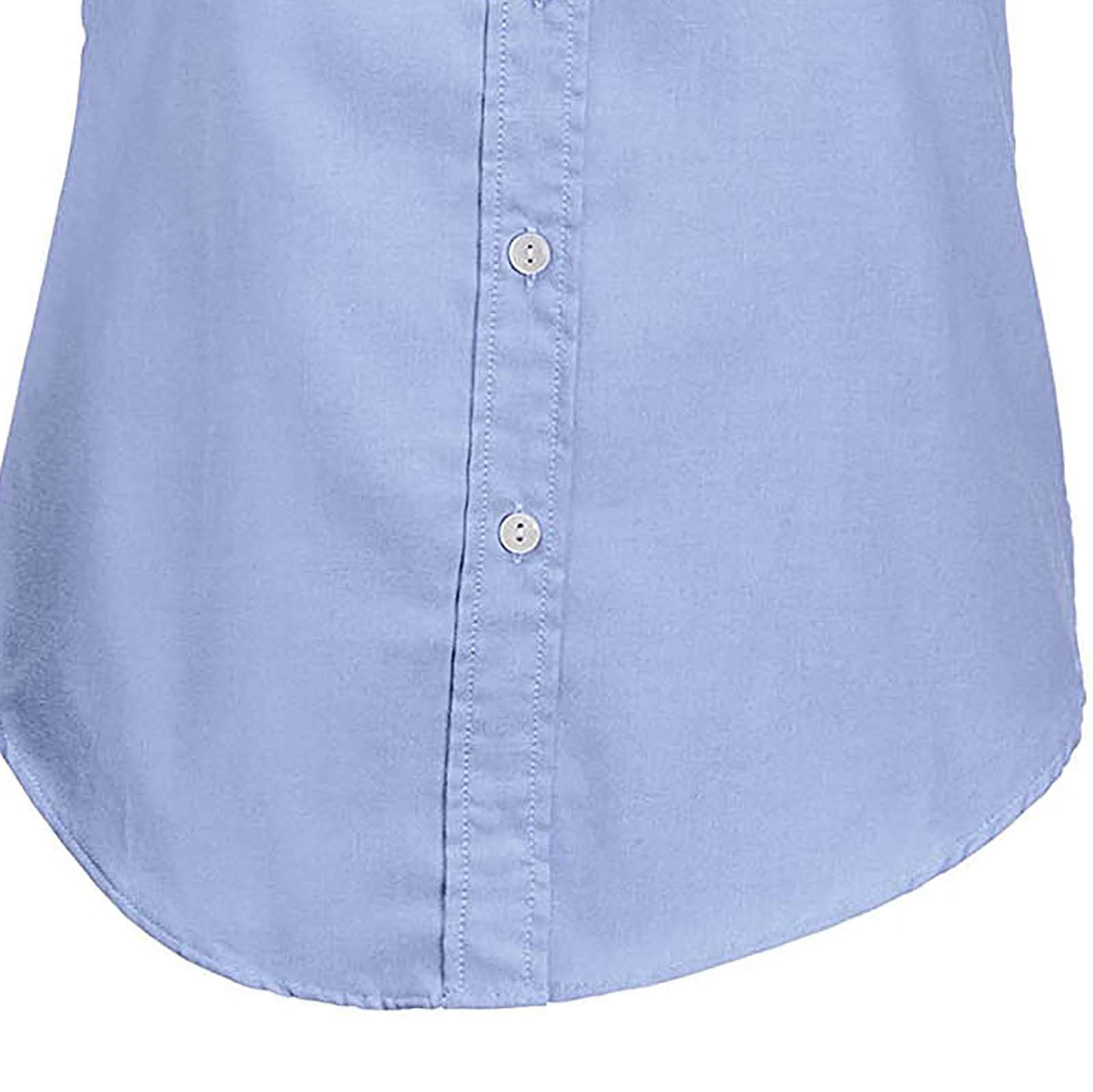 Generic Niña Edad Cielo Corto Camisa de Manga 318 Blusa Macetas Azules para Niñas Niñas 1