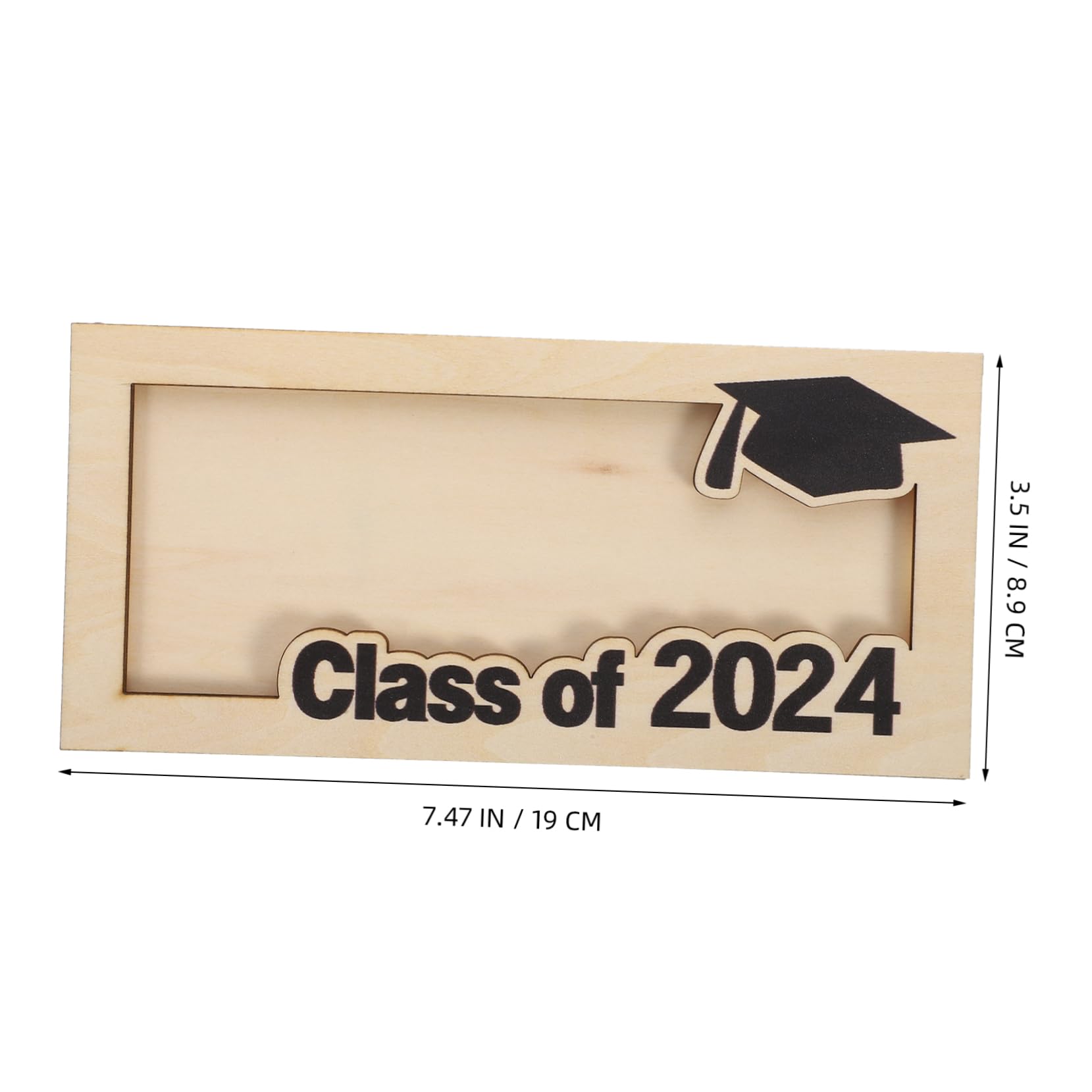 HAPINARY Diy Graduation Cash Container Wooden Wallet Money Cash Container Graduation Card Holder for Graduate