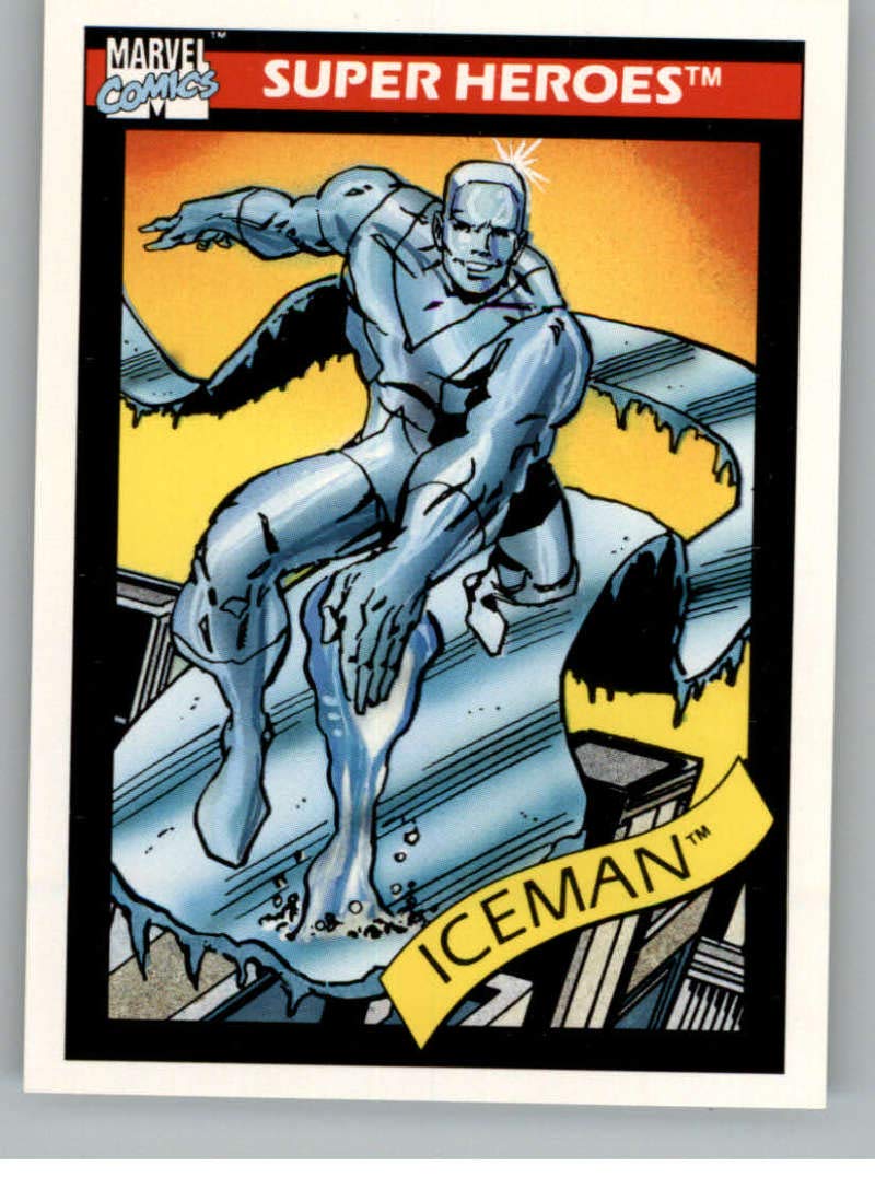 1990 Impel Marvel Universe #22 Iceman Non Sport Entertainment Trading Card  in Raw (NM or Better) Condition at Amazon's Entertainment Collectibles Store