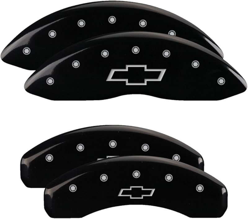 Capas de pinça de freio MGP Caliper Covers para Chevy Silverado 1500, Tahoe e Suburban 2019–2026 – Conjunto