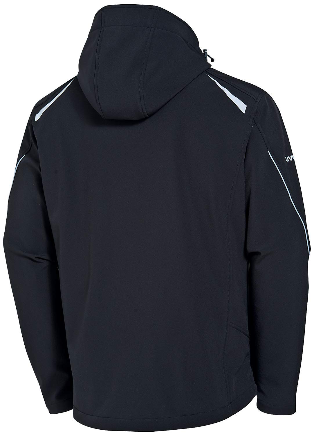 Uvex Synexxo Herren-Arbeitsjacke - Schwarze Männer-Softshelljacke - Sehr Atmungsaktiv