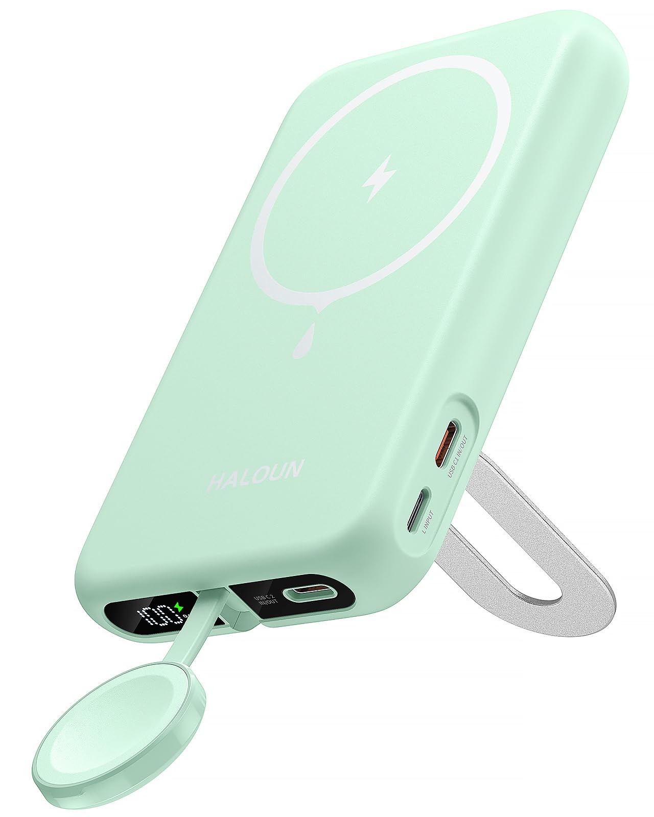 Amazon.com: Magnetic Portable Charger for iPhone and Apple Watch