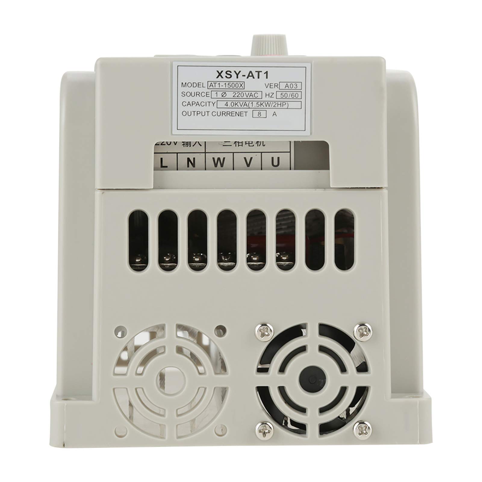 Inverter per Motori Trifase 1,5kw 220v, VFD Convertitore di Frequenza 220V Ingresso Monofase Uscita Trifase, CNC Variatore di Frequenza Azionamento a Frequenza Variabile per Trifase Motore