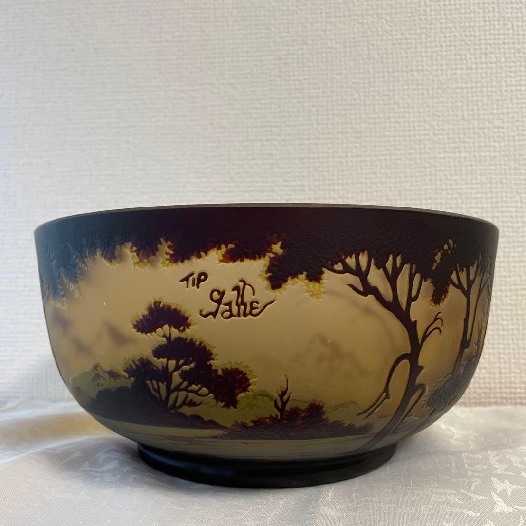 galle 椀 山と木のデザイン 直径約23cm galle 椀 山と木のデザイン 直径約23cm galle 椀 山と木の