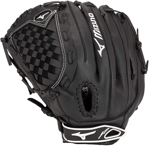 Mizuno Prospect Fastpitch GPL1250F2 Utility 312590 Guantes de sóftbol, talla 12.5, color negro