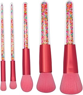 Pinceles de maquillaje de estilo caramelo lin...