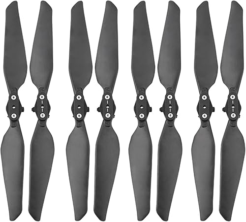 48pcs Quick-Release Foldable Propellers for FIMI X8 SE 2020 Props Blades Quadcopter Replacement Drone Accessories Spare Parts (Color 8pcs Black)