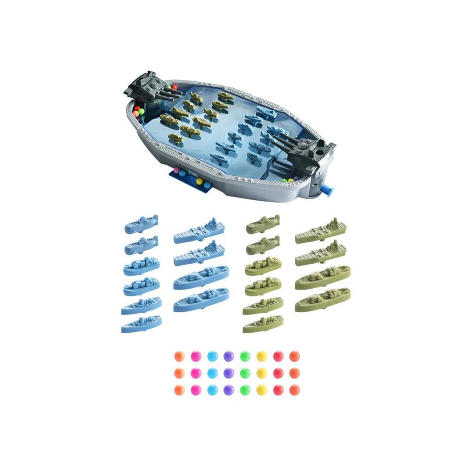 Mini Gioco da Tavolo Competizione Lancio Giocattolo Battaglia Navale Gioco da Tavolo per, Nave da Guerra