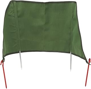 Pára-brisa de Fogueira, Fogão Ao Ar Livre Dobrável Pára-brisas Fogão de Lona Fogão de Acampamento Pára-brisas de Acampamento Com Estacas Bloqueador de Vento Leve para Acampamento