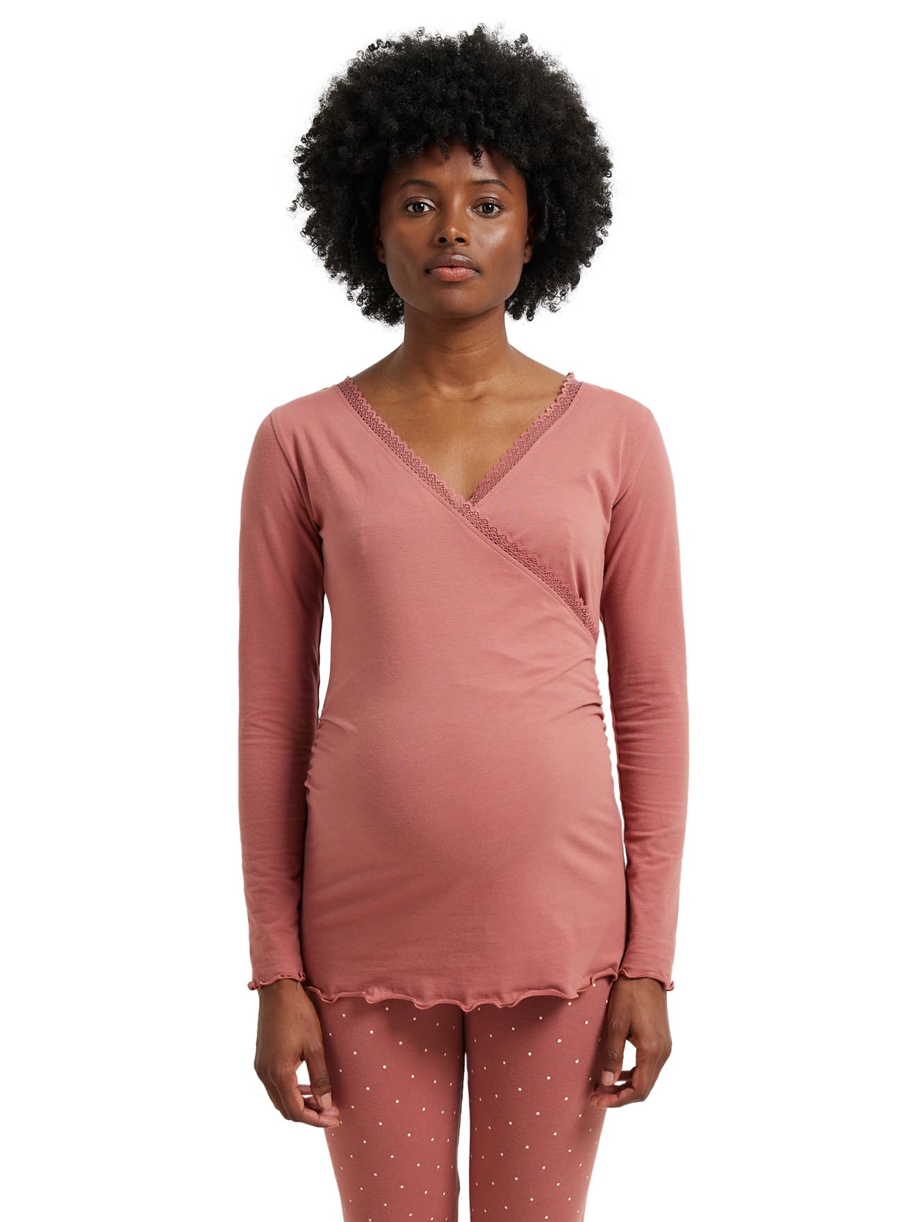 VERTBAUDET Ensemble 2 pièces Pyjama Grossesse et Allaitement Coton Biologique*