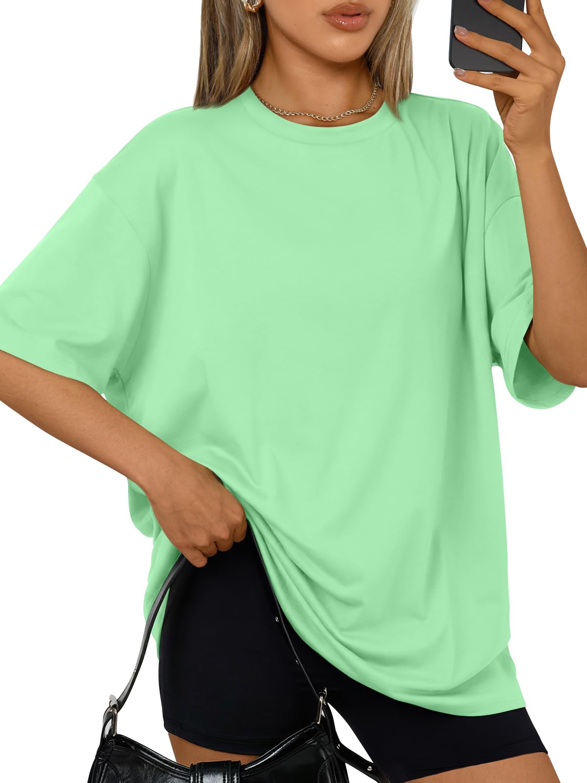 Trendy Queen Womens Oversized T-Shirts Short Sleeves Workout Tops | Casual Summer Gym Tees Plus Size Fashion Clothes 2026