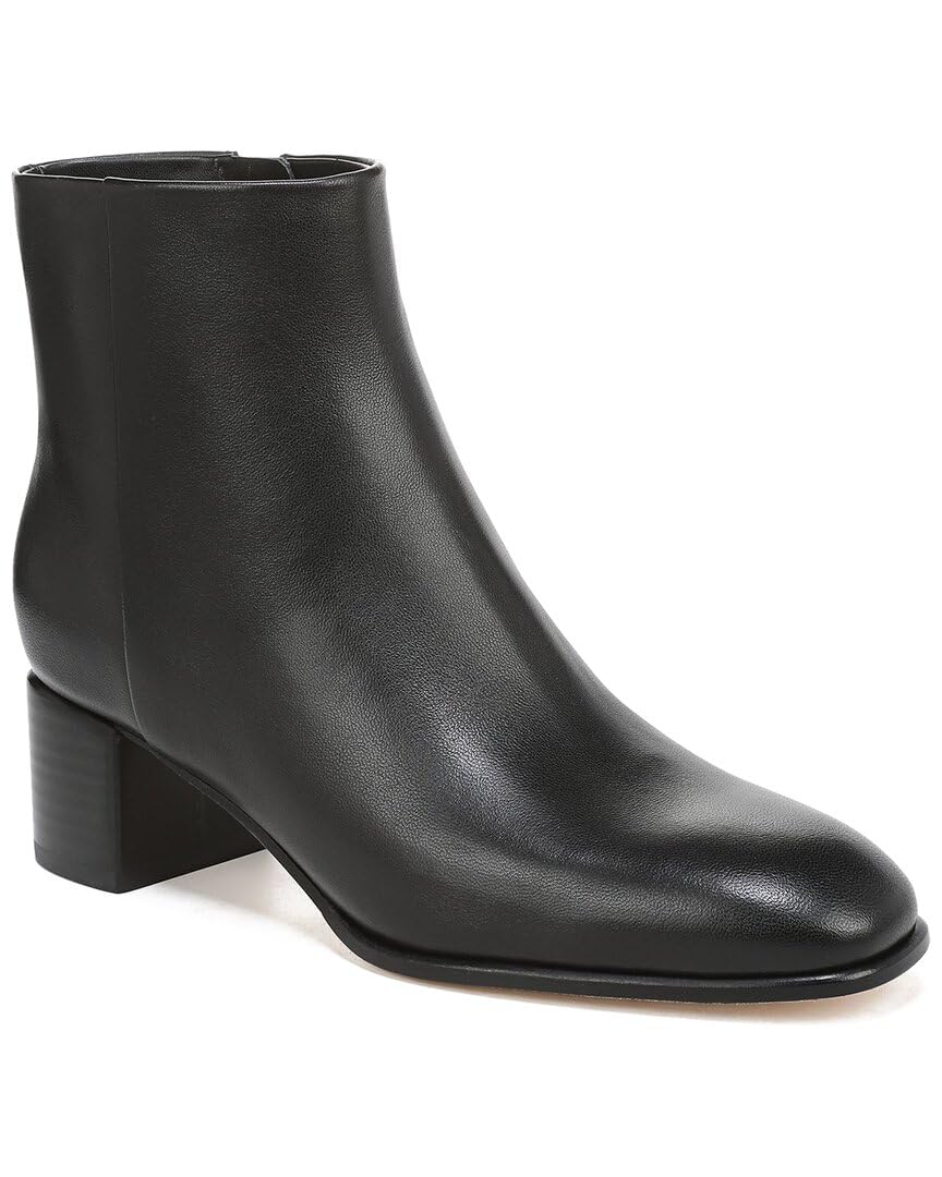 Vince Arabel Leather Short Boot 9 Black