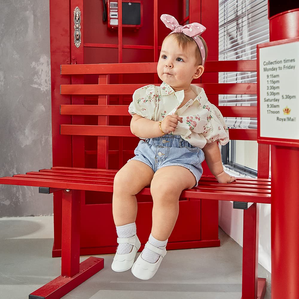 Baby Mary Jane buty dla niemowląt antypoślizgowe buty ślubne do pierwszego chodzenia