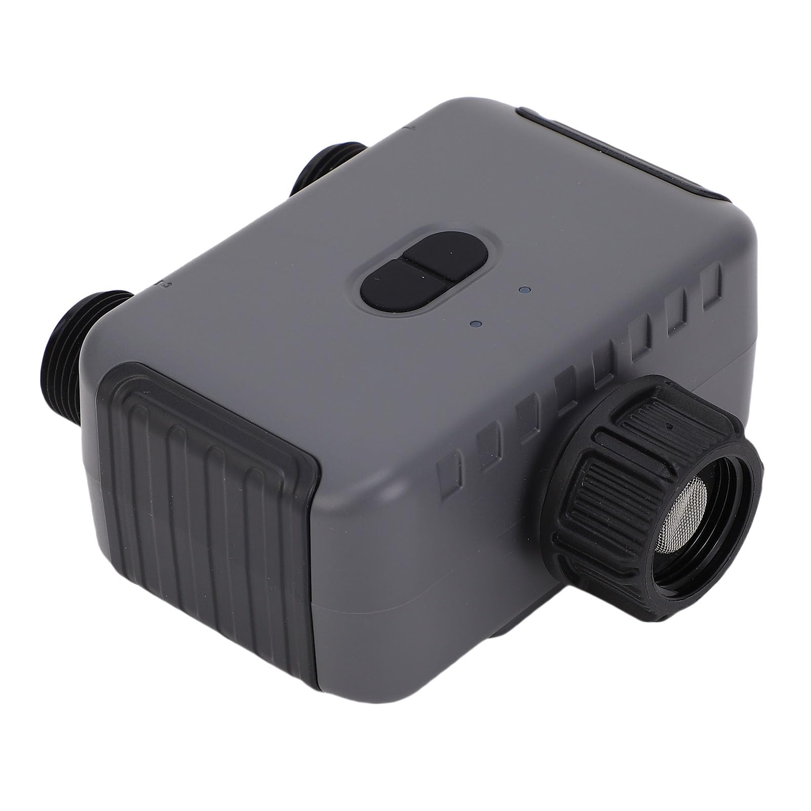 Temporizador de Aspersor Inteligente con Función de Retardo de Lluvia para Riego Automático por Control Remoto en Jardines, Material ABS, 2 Zonas Incluidas