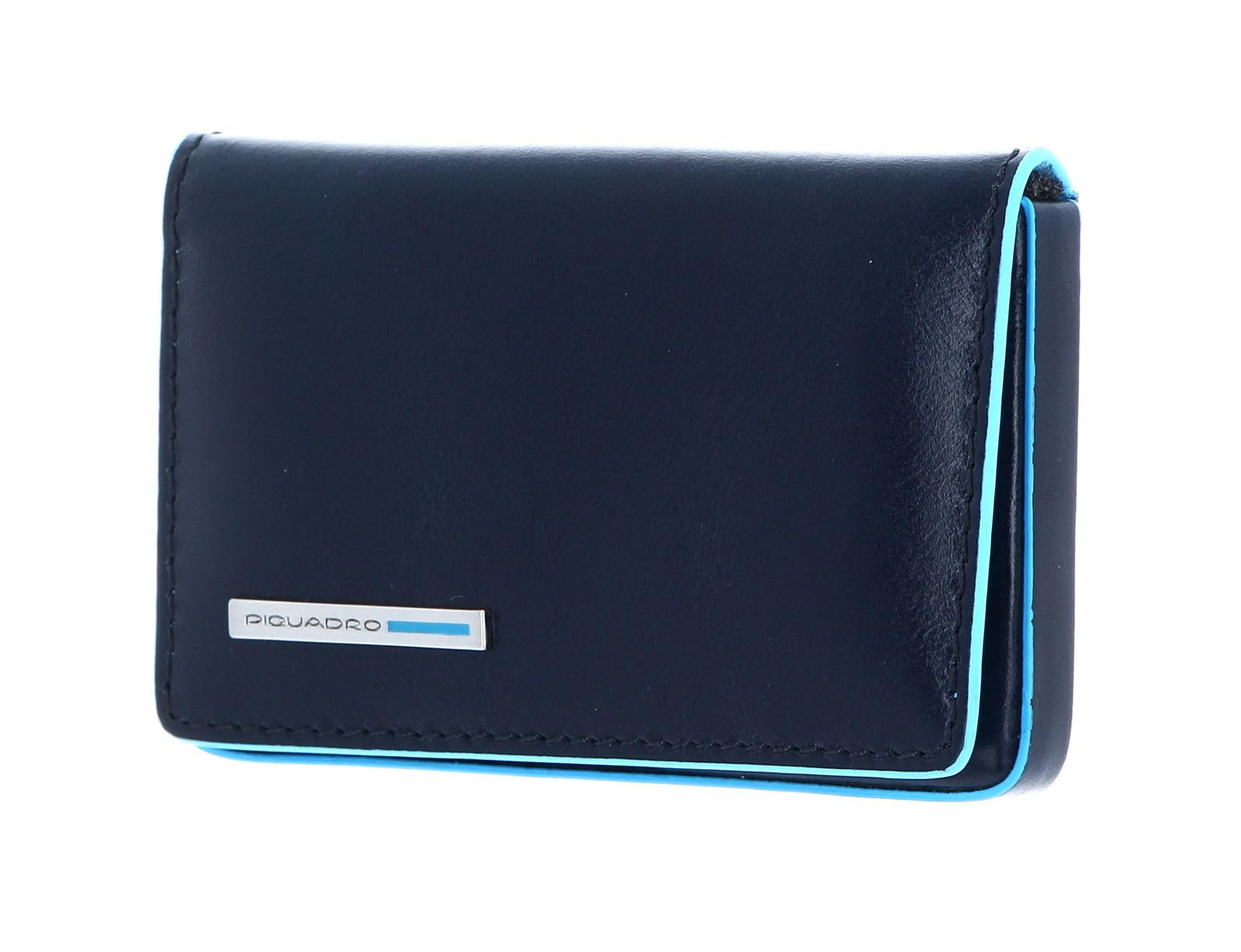 Piquadro PP1263B2 Porta Biglietti Da Visita, Collezione Blu Square, Blu