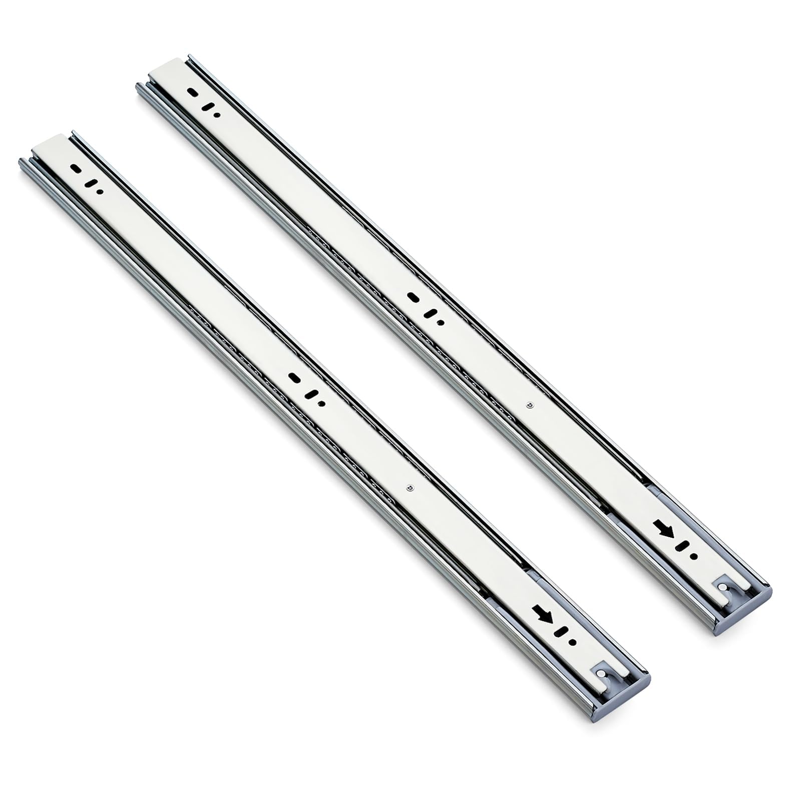 Ravinte Silver Soft Close Drawer Slides 22 Inch 5 Pairs 10 Pack