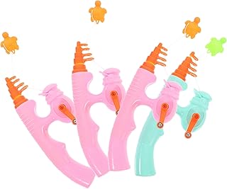 TOYANDONA Vara De Pesca Infantil 4 Unidades Brinquedos Educativos Quebra-Cabeças Brinquedos Infantis Brinquedos Engraçados Vara De Pesca De Plástico Vara De Pesca Magnética Vara De