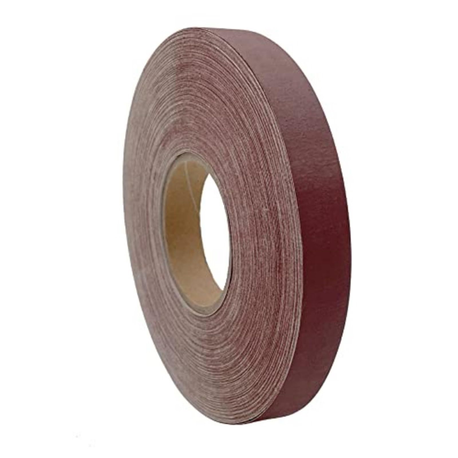 Rotolo di carta vetrata 1" x 55 metri tela smeriglio Rulli levigatori a tamburo abrasivo all'ossido alluminio for mobili artigianali in legno(180)