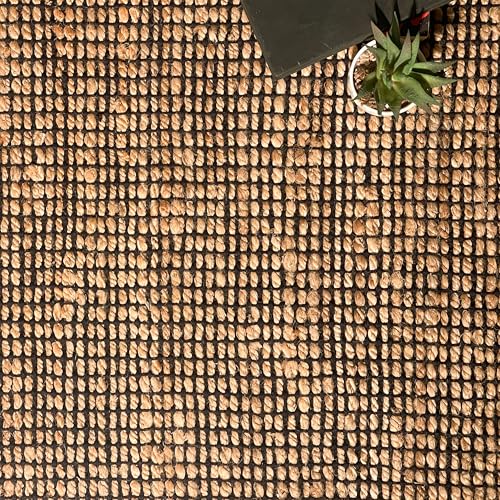 Tapete decorativo 5x7 de yute y algodón Chardin home miniatura 3