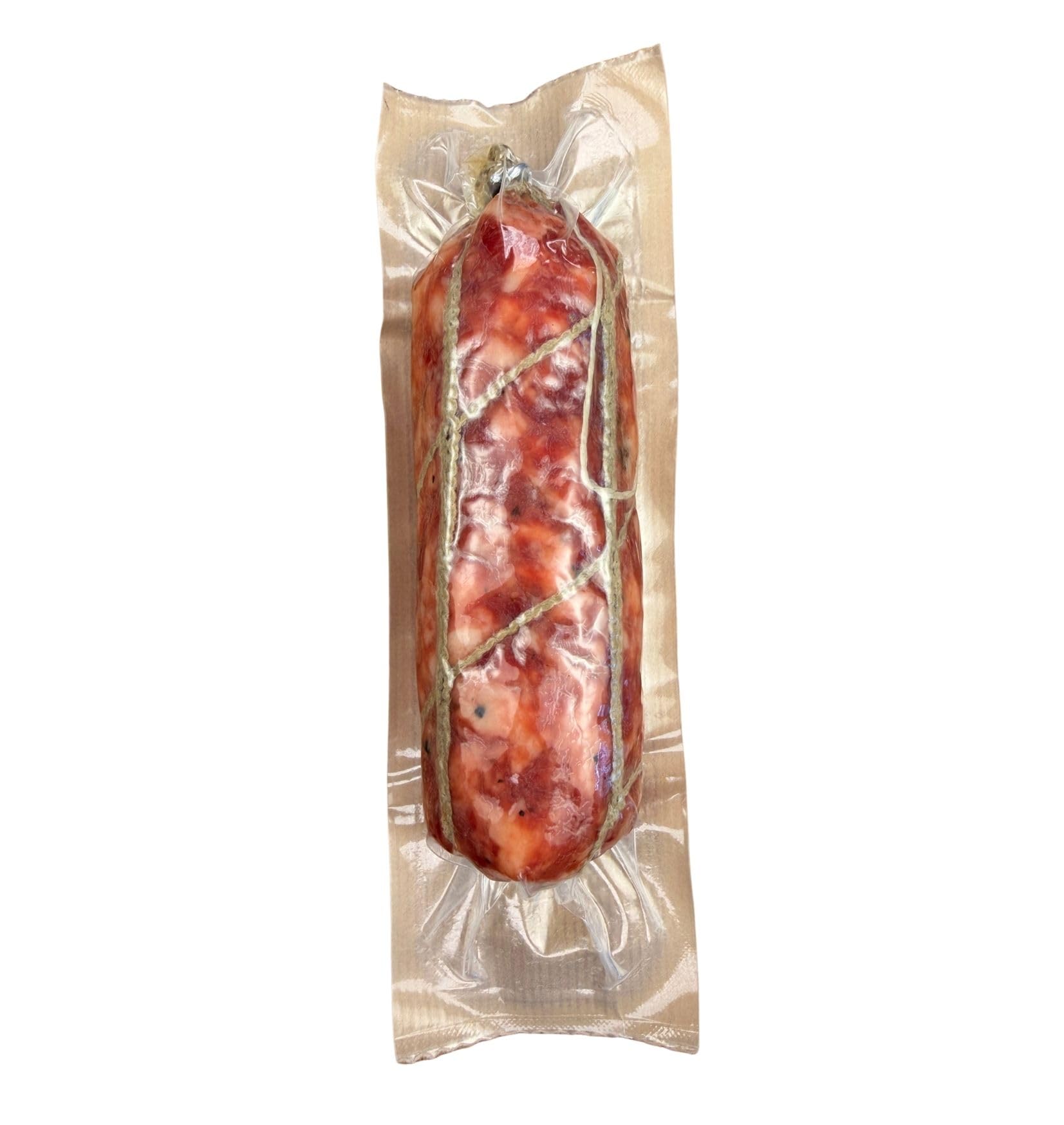 Machegusto! - Salami à la Truffe 300g – Charcuterie de Porc Italienne | Saveur Raffinée et Aromatique | Idéal pour Apéritifs et Plateaux Gourmets