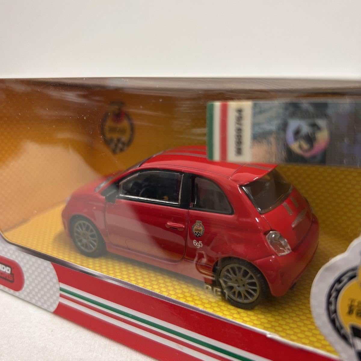 ABARTH 695 TRIBUTO FERRARI プラモデル　新品未組立 1/24 フジミ アバルト ABARTH 695 トリビュート フェラーリ - メルカリ