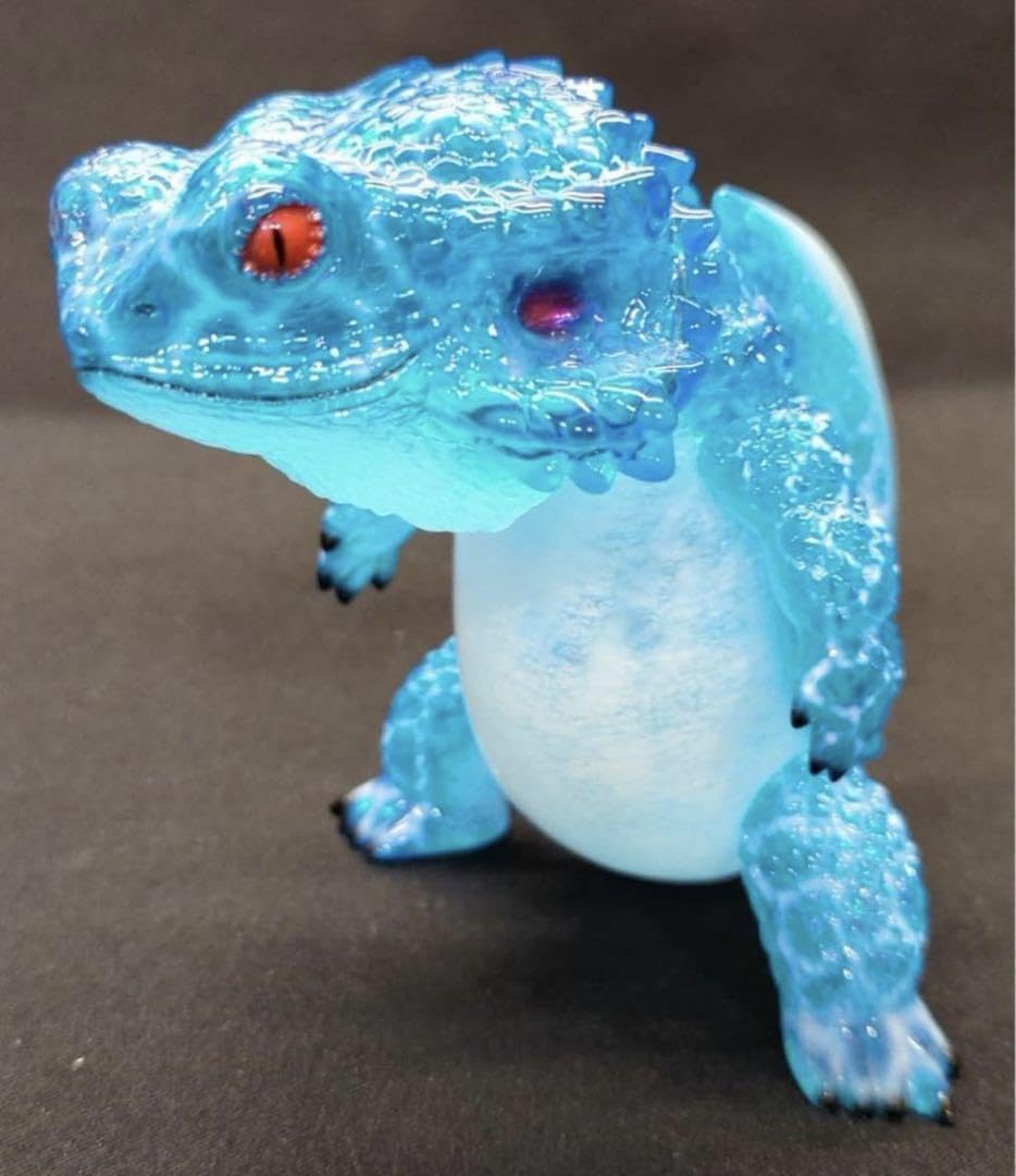 カエルーマ 水中迷彩(赤目＋金目) ペインターネット ソフビ P@inter Net カエルーマ 水中迷彩