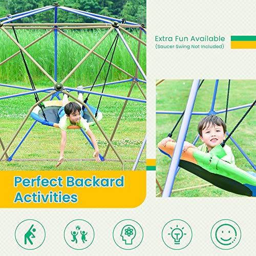 image for Merax 13FT Dome Climber, Outdoor Playground Climbing Dome Jungle Gym f