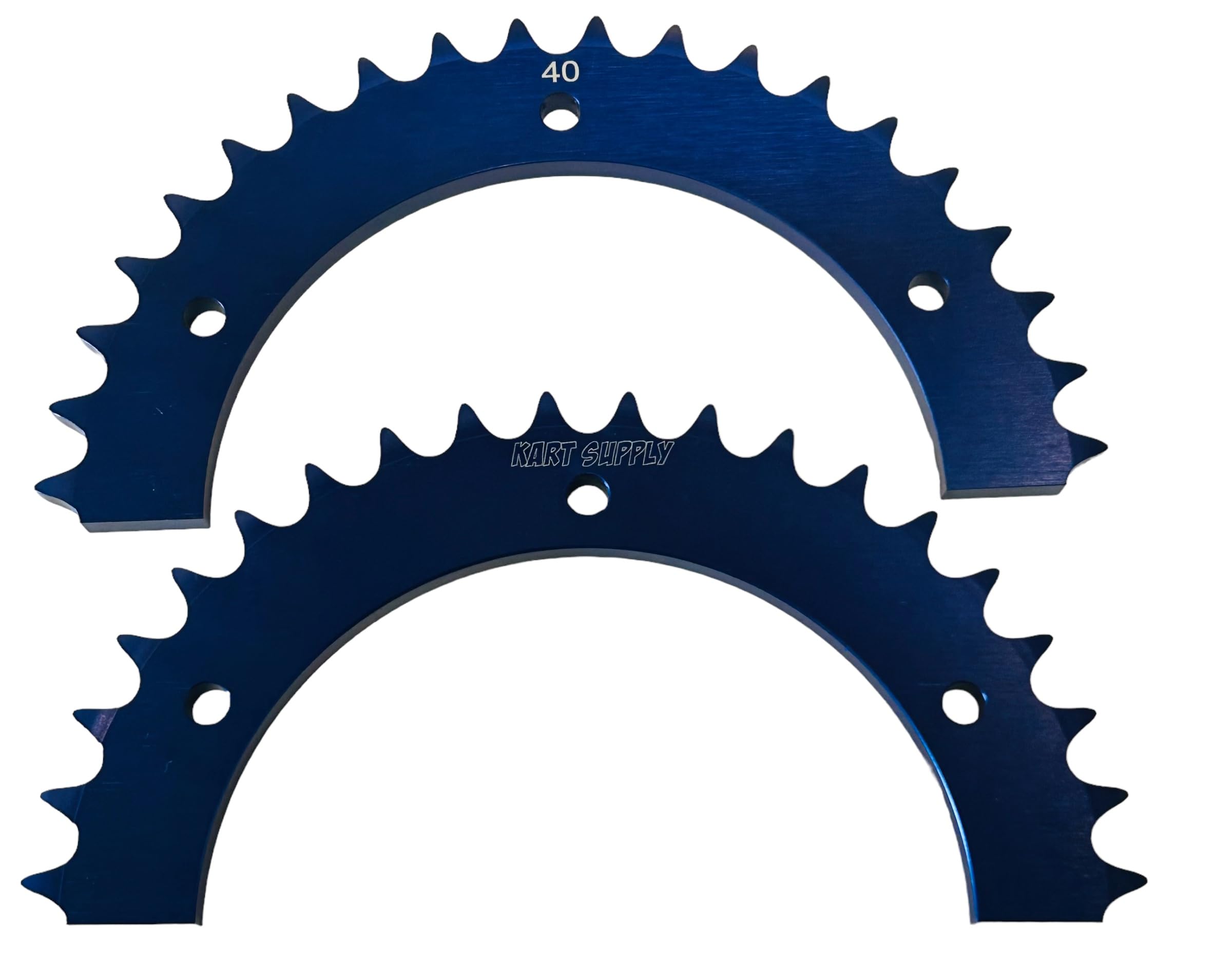 48 Tooth Split Sprocket For #40 Chain - Aluminum Go Kart & Mini Bike Sprocket - View #8