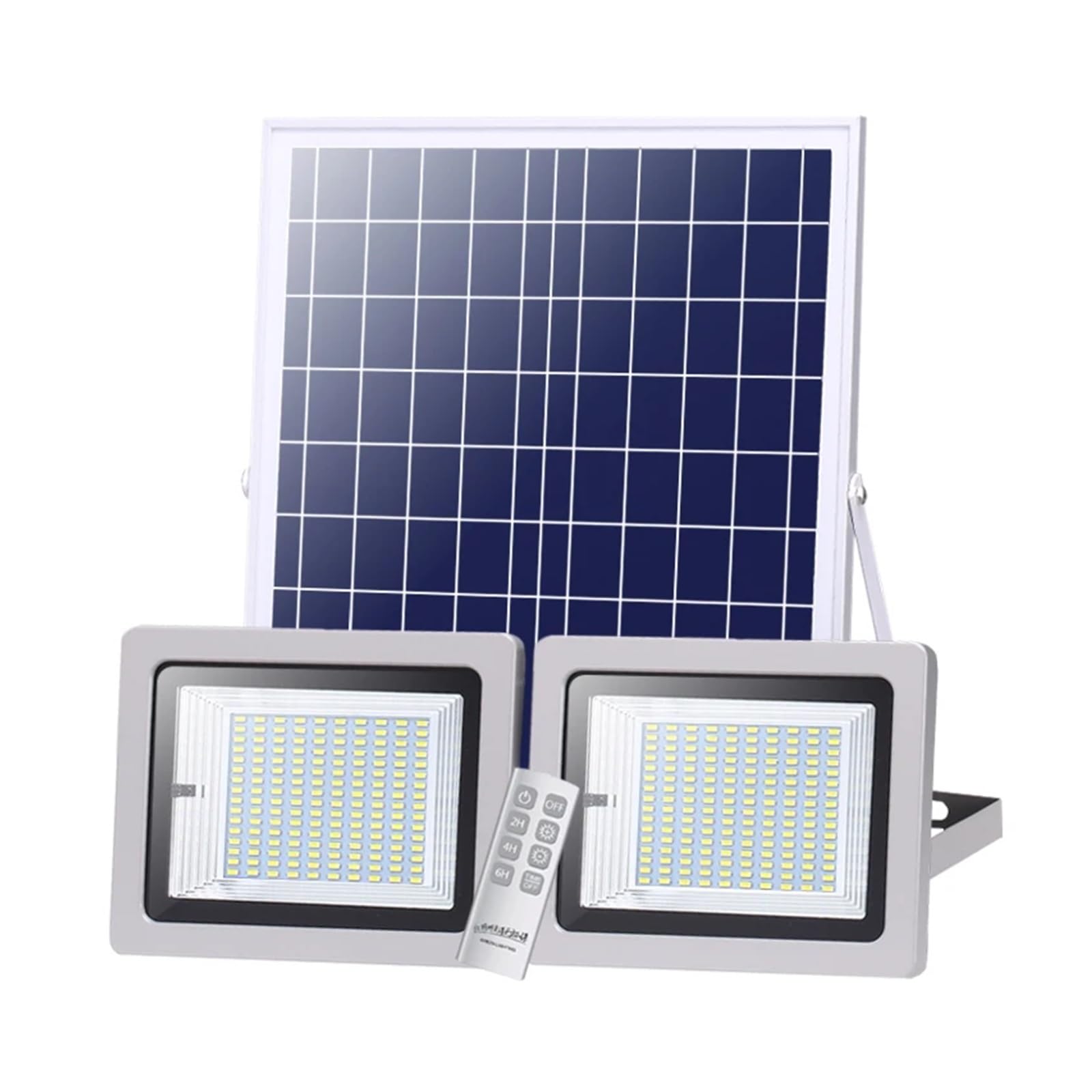 Lampa solarna zewnętrzna, Reflektory LED 120W Solar Zewnętrzny wodoodporny IP66 Światło powodziowe Oświetlenie krajobrazu ogrodu z pilotem