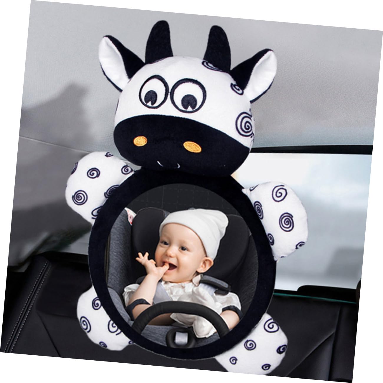 Toddmomy 3 Piezas Retrovisor de Seguridad de Observación Trasero de Animal con Recién Nacidos