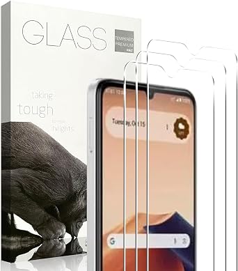 [3 Pack] Tempered Glass Compatible With Cricket Outlast 5G 2024 and AT&T Motivate Pro 5G Screen protector With 9H Anti Scratch Transparent HD Clear Bubble Free Protective Film